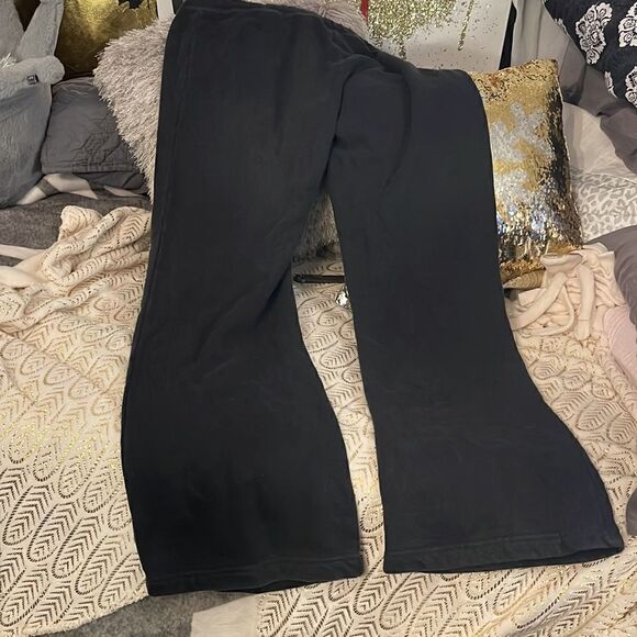 Sz large northface french terry fleece sweatpants bootcut - Picture 6 of 6